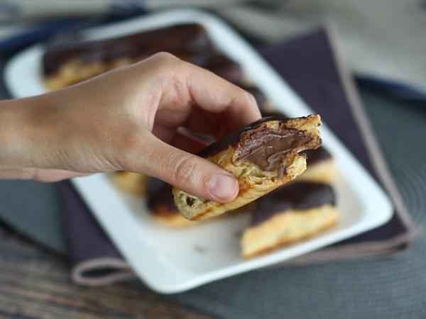 Suklaa éclairs (askel askeleelta ohjeet) - Valmistelu askel 14