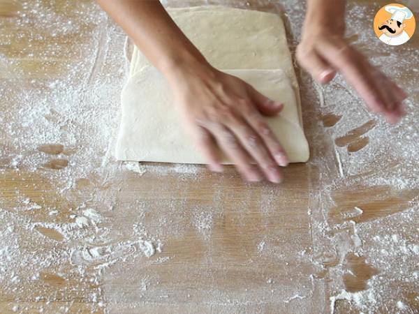 Croissantit selitetään askel askeleelta - Valmistelu askel 11