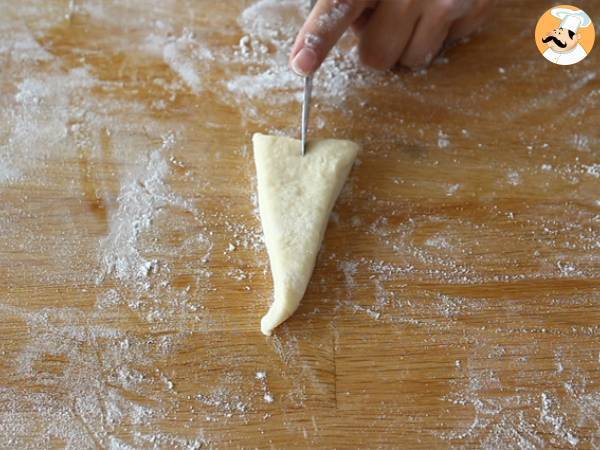 Croissantit selitetään askel askeleelta - Valmistelu askel 15