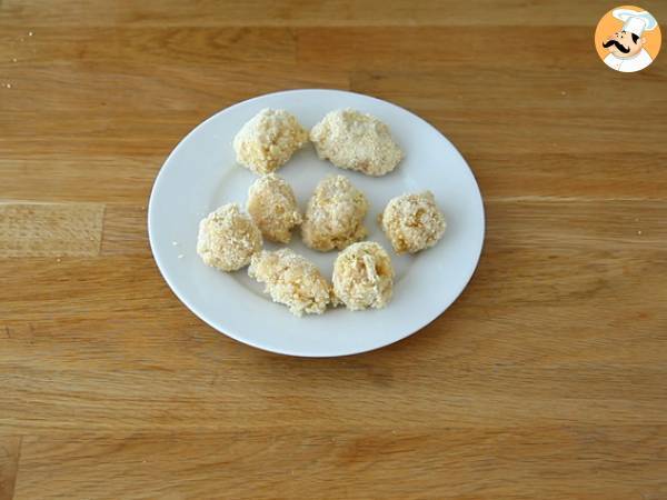 Kinkku- ja juustokroketit lehtitaikinasta - Valmistelu askel 3