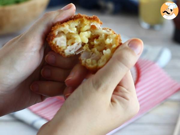 Kinkku- ja juustokroketit lehtitaikinasta - Valmistelu askel 6