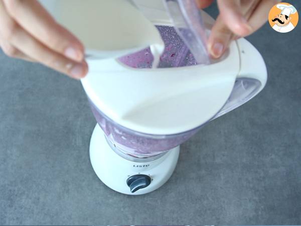 Punainen hedelmä lassi - Valmistelu askel 2