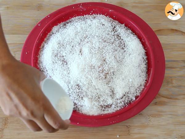 Brasilialainen kookospähkinäkakku - Bolo toalha felpuda - Valmistelu askel 9