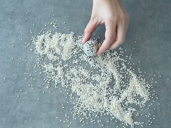 Energiapallot taateleilla - Valmistelu askel 4