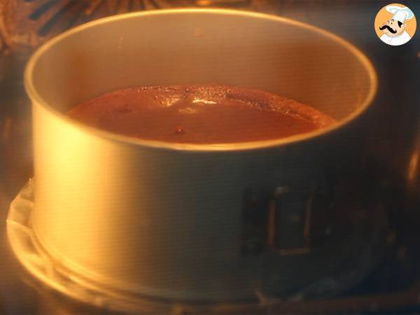 Suklaafondantti suolavoi-karamellilla - Valmistelu askel 8