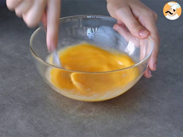 Raclette-tortilla - Valmistelu askel 1