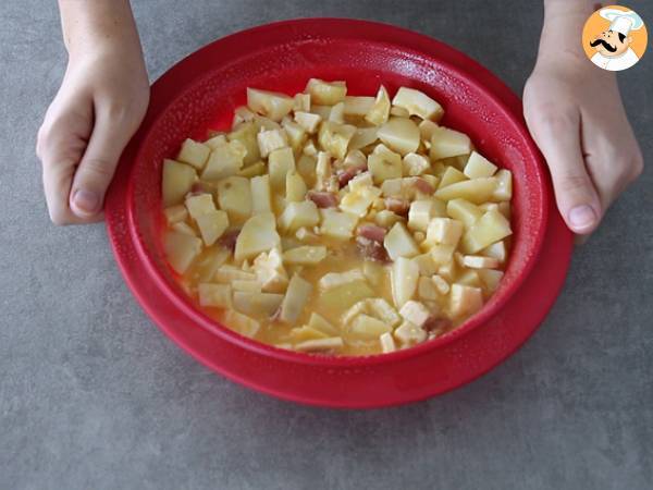 Raclette-tortilla - Valmistelu askel 4
