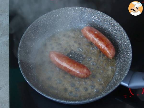 Savoyn diotit polentan ja Comté-juuston kera - Valmistelu askel 2