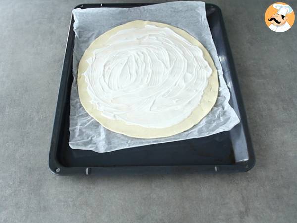 Raclette-piirakka - Valmistelu askel 2