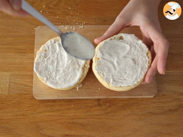 Raclette-hampurilainen - Valmistelu askel 2