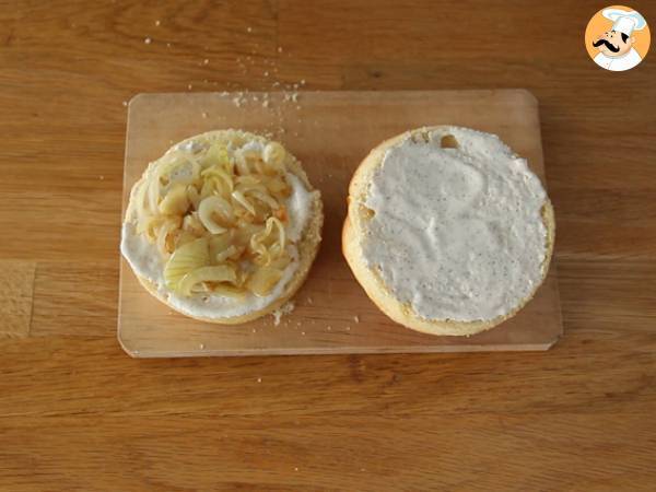 Raclette-hampurilainen - Valmistelu askel 3