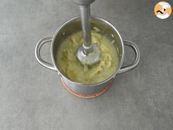 Purjo-, kookosmaito- ja currykeitto - Valmistelu askel 3
