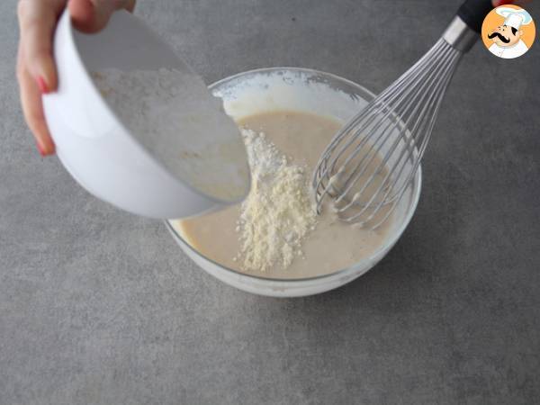 Vegaanisia ja gluteenittomia pannukakkuja - Valmistelu askel 3
