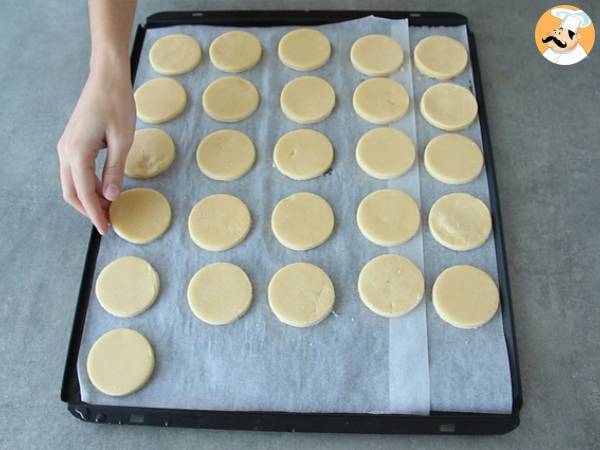 Alfajores - Argentiinalaisia pikkuleipiä maitohillon ja kookoksen kera - Valmistelu askel 5