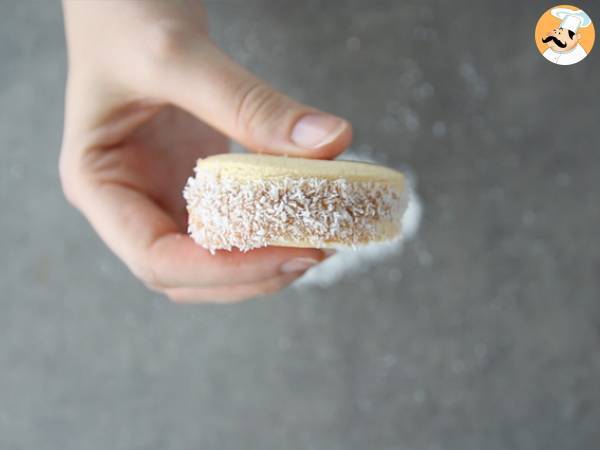 Alfajores - Argentiinalaisia pikkuleipiä maitohillon ja kookoksen kera - Valmistelu askel 7
