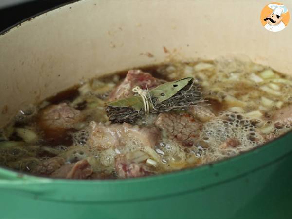 Kotitekoinen flaamilainen carbonnade - Valmistelu askel 2