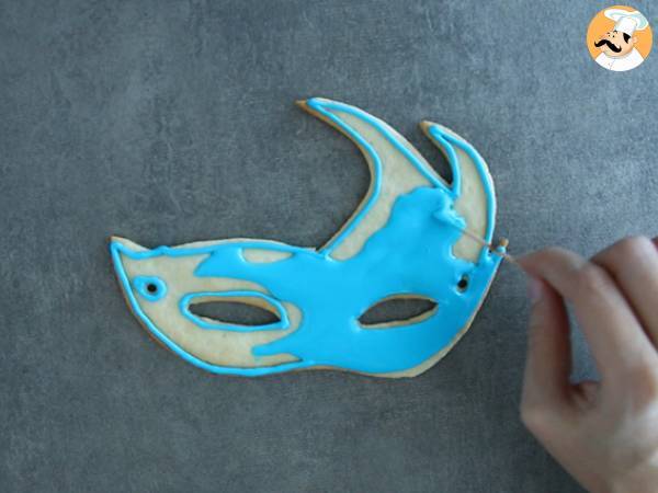 Karnevaalipikkuleipämaskit - Valmistelu askel 5