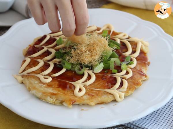 Okonomiyaki - japanilainen munakas - Valmistelu askel 6
