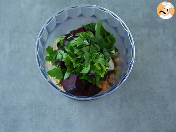 Punajuurihummus - Valmistelu askel 1