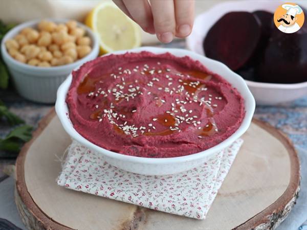 Punajuurihummus - Valmistelu askel 3