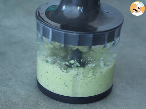 Avokadohummus - Valmistelu askel 2