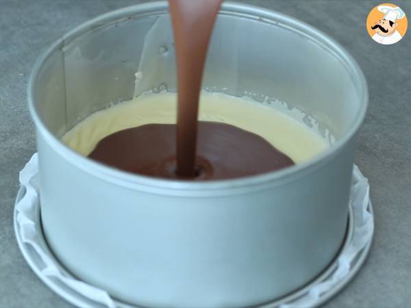 Extra suklaakakku kolmella suklaalla - Valmistelu askel 5