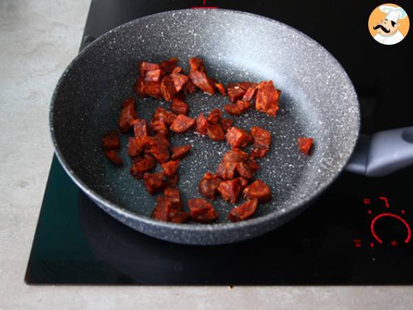 Chorizopasta - Valmistelu askel 1