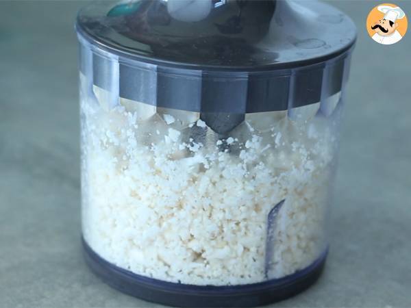 Kukkakaali tabbouleh 100 % kasviksia - Valmistelu askel 1