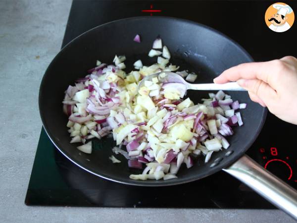 Mangolditorttu juustoraasteella - Valmistelu askel 2