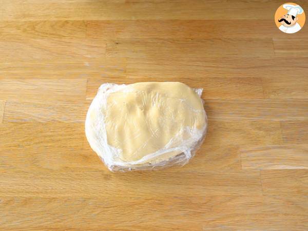 Vaniljakaramelli-pekani-pähkinätorttu - Valmistelu askel 2