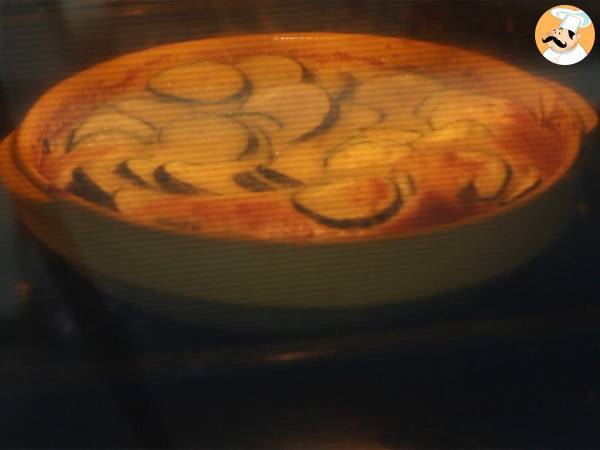 Kesäkurpitsaa ja vuohenjuustoa Clafoutis - Valmistelu askel 3