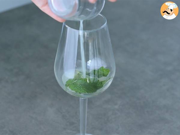 Prosecco Royal Mojito - Valmistelu askel 1