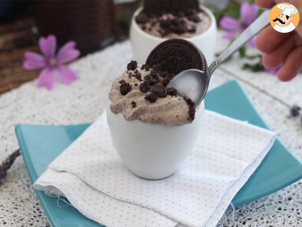 Oreo-keksimousse - Valmistelu askel 4