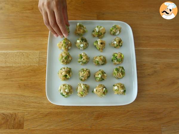 Höyrytetyt suupalat - Réunionin kanapalat - Valmistelu askel 3