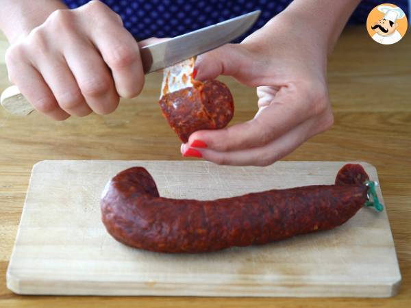Helppo ja nopea chorizo-rillette-resepti - Valmistelu askel 1