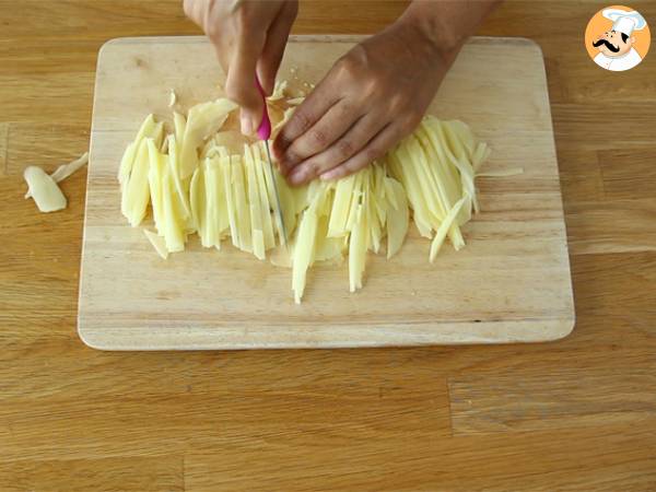 Batata Palha (uunissa paistettu) - Valmistelu askel 1
