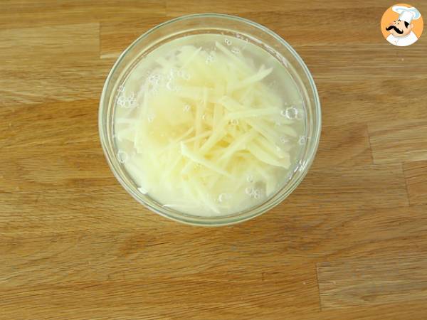 Batata Palha (uunissa paistettu) - Valmistelu askel 2