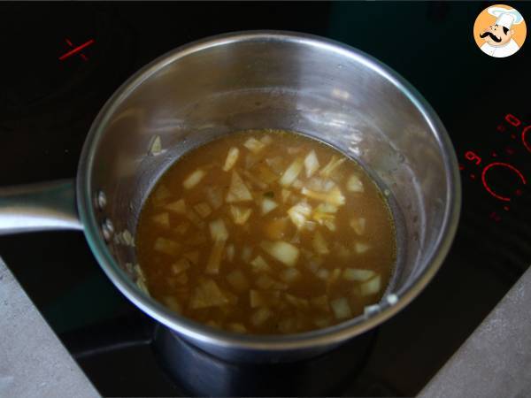 Salaattikeitto ja kikhernesalaatti - Valmistelu askel 3