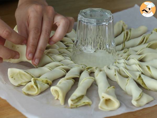 Pesto-leivonnaiset - Valmistelu askel 3