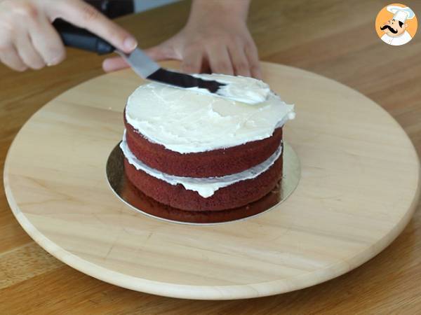 Punainen samettikakku - Valmistelu askel 10