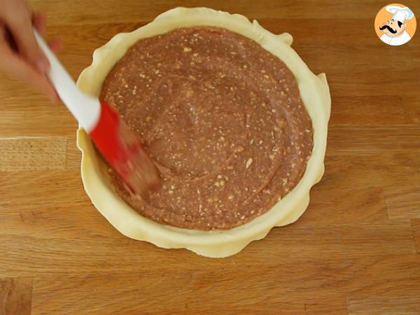 Frangipane-vadelma-pistaasipähkinä galette des rois - Valmistelu askel 4