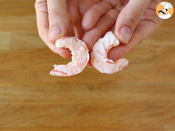 Kevätkääryleet - katkarapu ja kana - Valmistelu askel 3