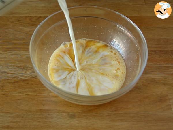 Pastis-pannukakkutaikina - Valmistelu askel 1