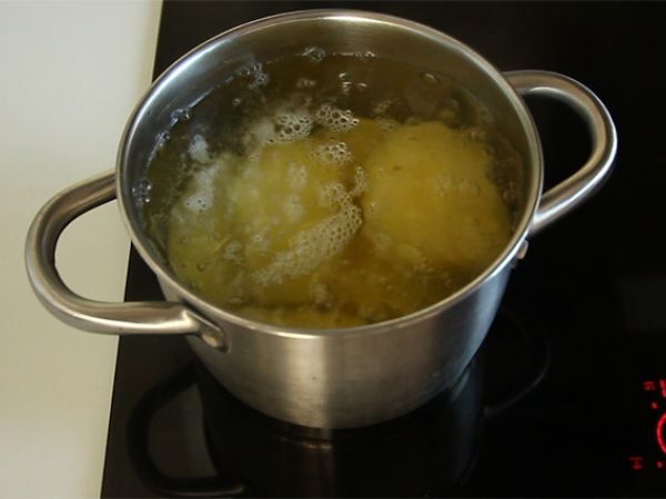 Aligot-makkara - Valmistelu askel 1