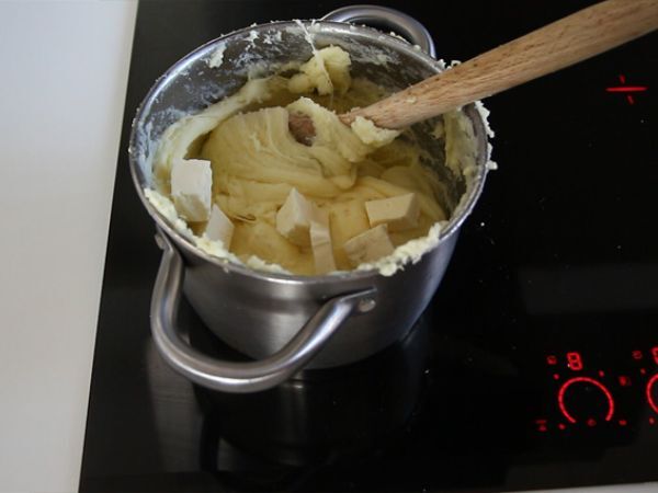 Aligot-makkara - Valmistelu askel 4