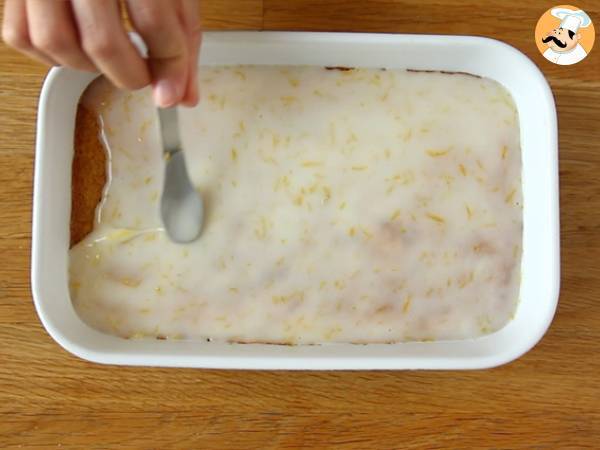 Sitruuna- ja kaurahiutale-brownie sitruunakuorrutteella - Valmistelu askel 6