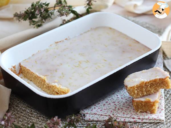 Sitruuna- ja kaurahiutale-brownie sitruunakuorrutteella - Valmistelu askel 7