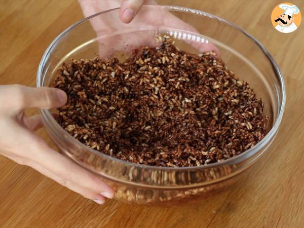 Suklaariisipopsit. Kookospähkinä pops - Valmistelu askel 4