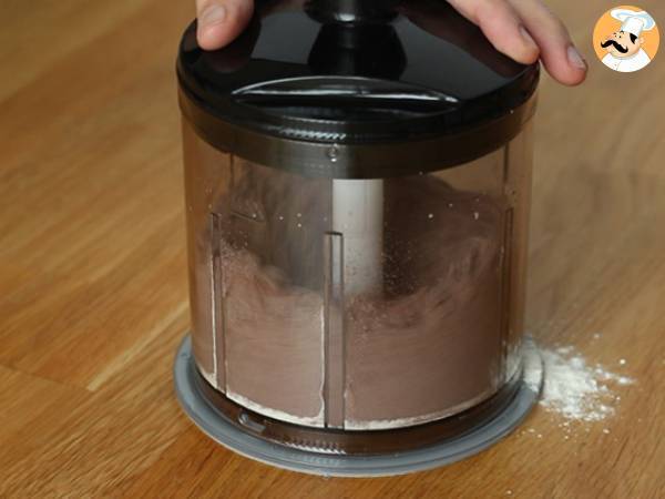 Nesquik-tyyppiset suklaapallomurot - Valmistelu askel 1