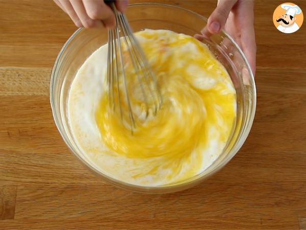 Japanilaiset pannukakut. Kuohkeat pannukakut - Valmistelu askel 1